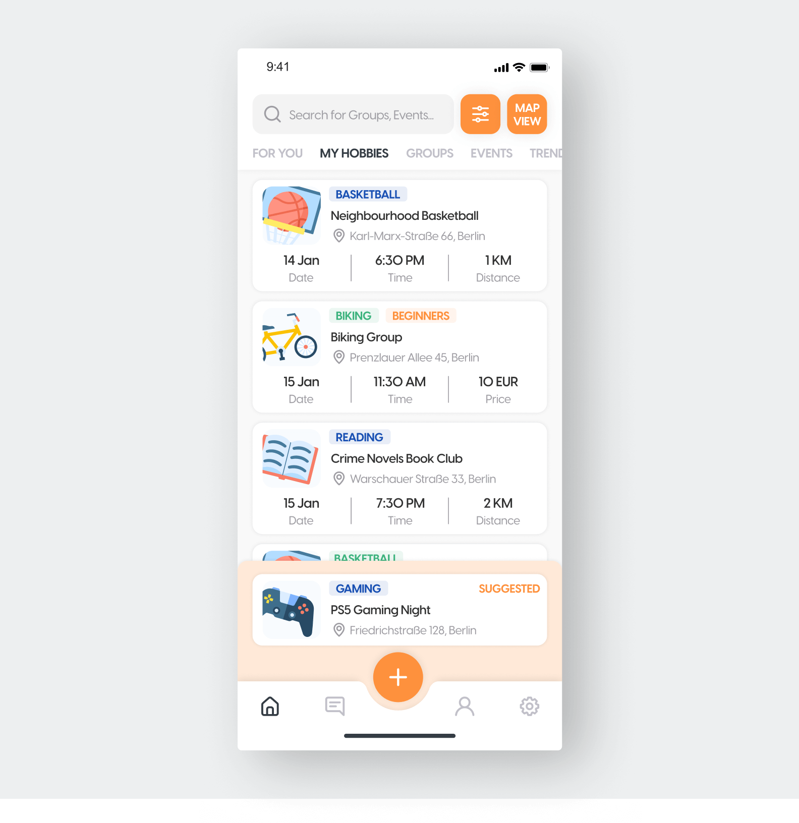Mobile UI